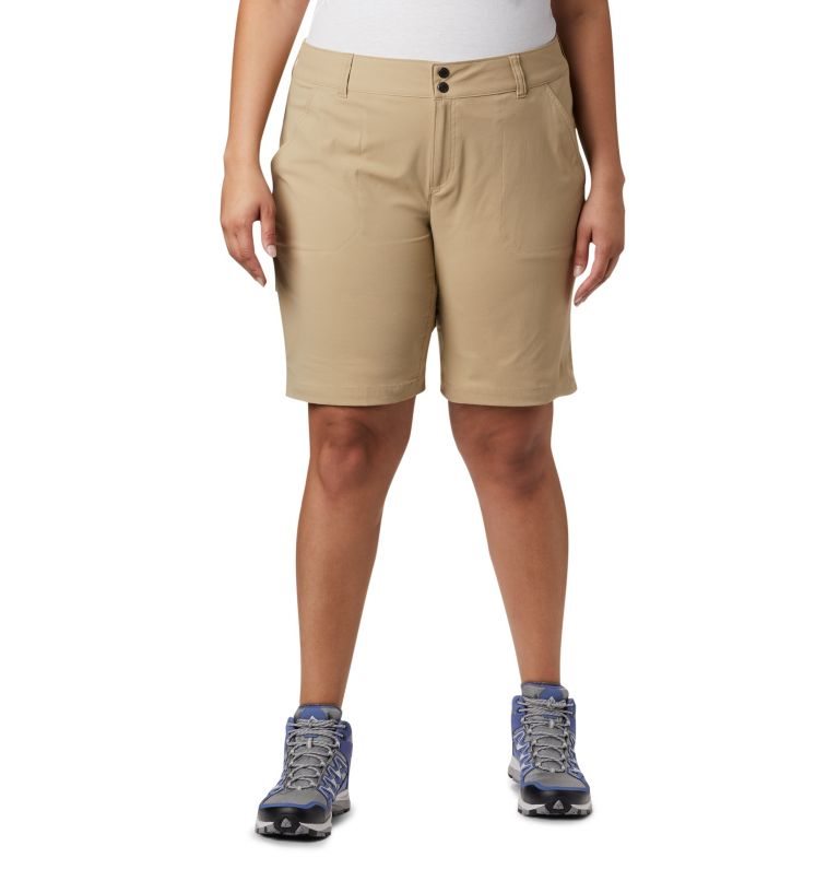 Pantaloni Scurti Columbia Saturday Trail Long Dama Kaki | Plus Size HX079Q8ZM